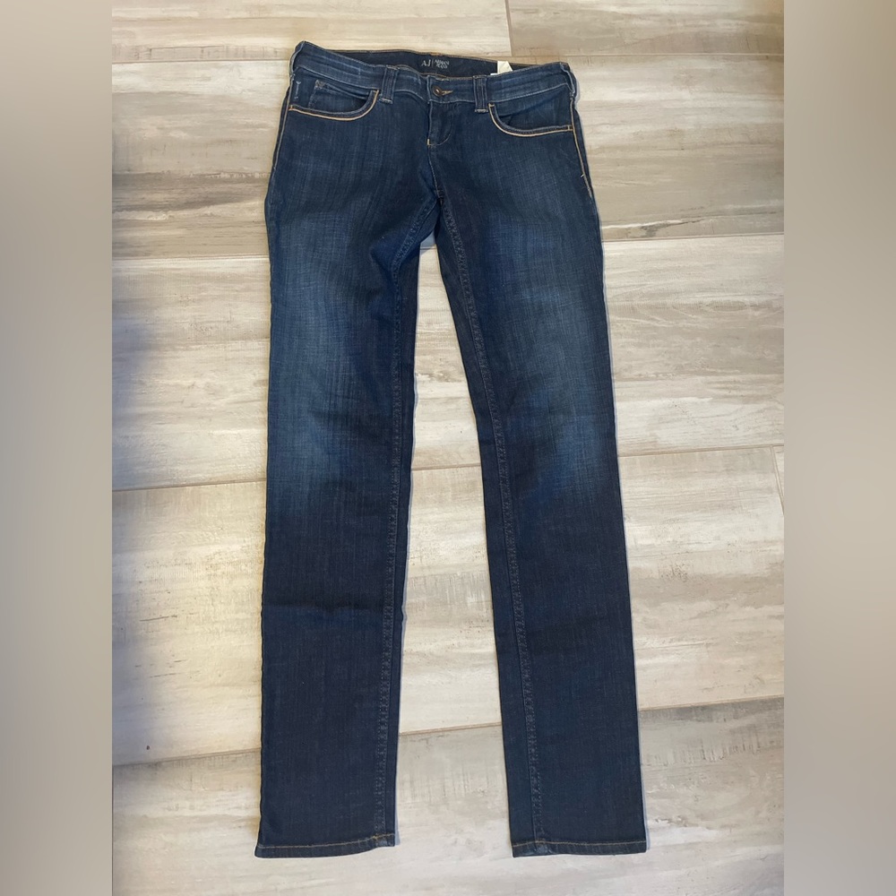 Armani exchange low rise jeans size 28